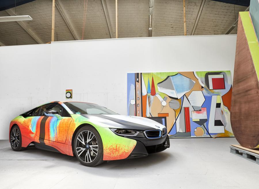  BMW i8 Art Car by Thomas Scheibitz (I15) 2019 года  (фото 4 из 17)